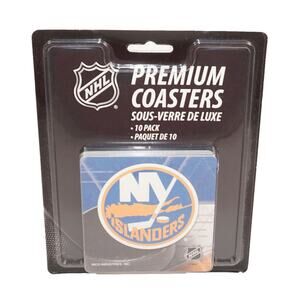 New York Islanders NHL Hockey - Premium 3.5" Drink Coasters - Cardboard 10 Pack